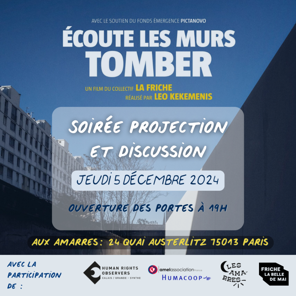 Ciné-débat Ecoute les murs tomber le 5 décembre 2024