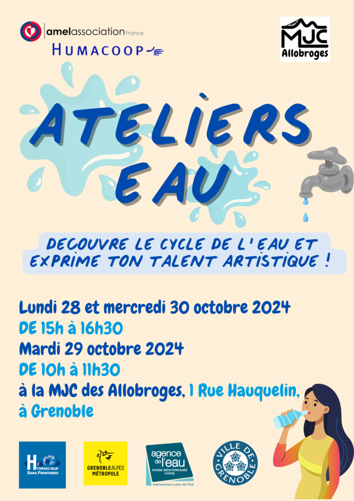 Ateliers sur l'eau : octobre 2024