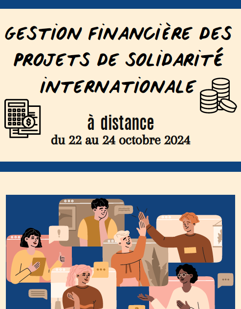 Formation Gestion financière des projets de solidarité internationale octobre 2024