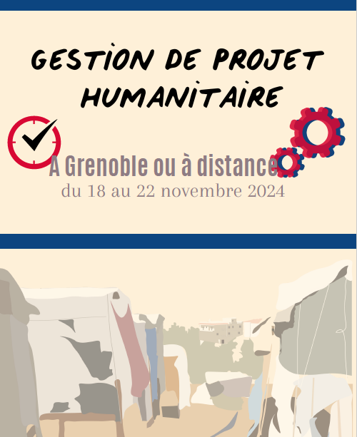 Formation Gestion de projet humanitaire novembre 2024